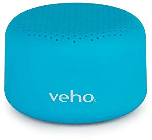 Veho MX Bluetooth speaker | Wireless | Portable | Travel | 12+ Hours battery life | UK Design | Aqua Blue