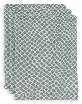 Jollein 536-848-65344 Hydrophiler Waschlappen hydrophile Schlange blassrosa (3er Pack), rosa, 35 g
