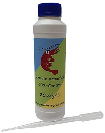 Schmitt Aquaristik CO2 Testflüssigkeit 20mg/L (250mL) / Indikatorlösung für Dauertest, Dropchecker, Messlösung