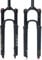 ZTZ 26 27.5 29 inch MTB Suspension Fork Travel 120mm,1-1/8 Straight Tube/Tapered Tube Mountain Bike Forks(Manual Lockout - Remote Lockout) (Straight Manual Lockout, 29inch)