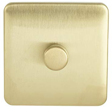 Schneider Electric Lisse Screwless Deco GGBL6012LMSBS LED universal dimmer 1 gang, 2 way 100W