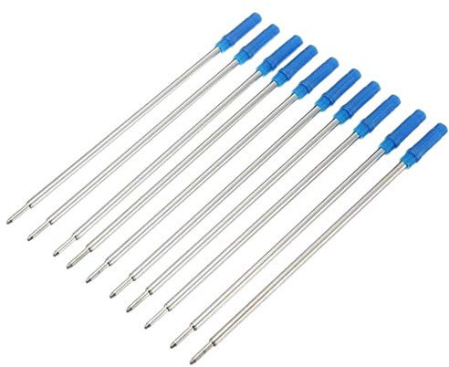 Zonster 10pcs Austauschbare Kugelschreiberminen, 116mm Blaue Tinte Kugelschreiber Kugelschreiber Für Büro-Schule Schreibwaren
