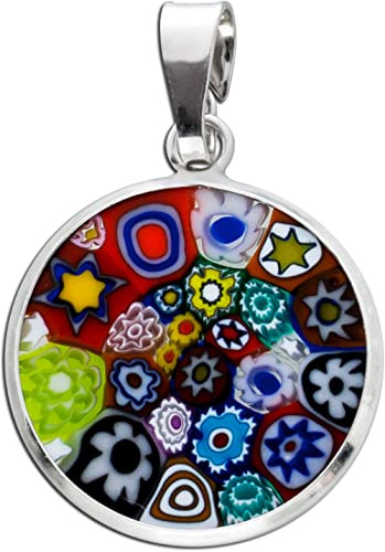 Ch.Abramowicz Anhänger Silber 925 Original Murano Glas