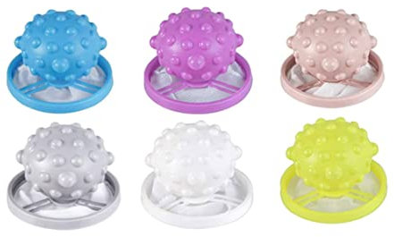Bolsa de Pelusa Flotante Bolsa de Lavadora Bolsa de Filtro Colector de Pelusa para lavardería Lavadora Mascota Removedor de Pelo Filtro de Filtro Tools Limpieza 6pcs