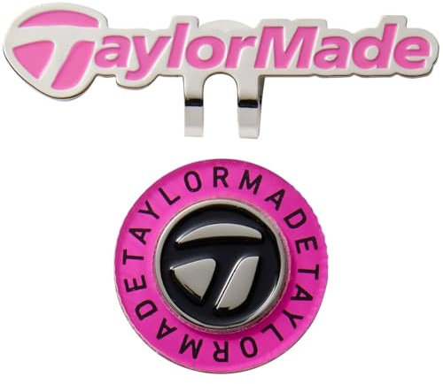 TaylorMade TJ140 23SS Circle T Cap Ballmarker, Pink, Unisex Marker