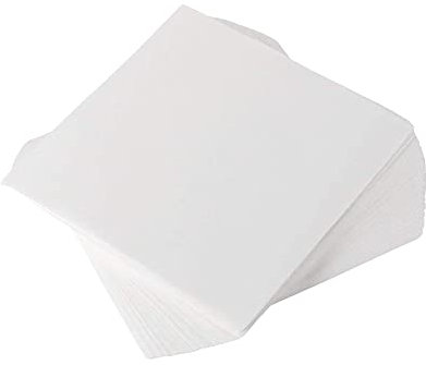 50 Sheets Burger Paper, Squares Parchment Paper Wax Paper for Food Crafting Burger Press Separate Freezing and Candy Wrappers, 13x13cm