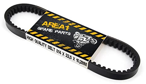 Area1 Ersatz Keilriemen 814x22,5x10,2 für 125/150 kompatibel mit Leader Motor kompatibel mit X7 125, X8 125, X8 150, X9 125, X-Evo 125, Zip 125
