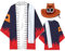 Seaehey Portgas D Ace Cosplay Kostüm Hut 2-Piece Set Cosplay Ace Kimono Sommer Uniform Outfit Halloween Karneval Komplettes Set