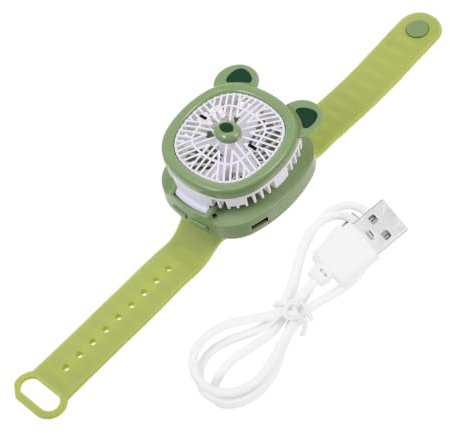 SOLUSTRE Mini-uhrenventilator Mit USB-Aufladung Leicht Und Tragbar Dekorativer Kinderventilator Für Zuhause Büro Schule Reisen Und Outdoor-aktivitäten