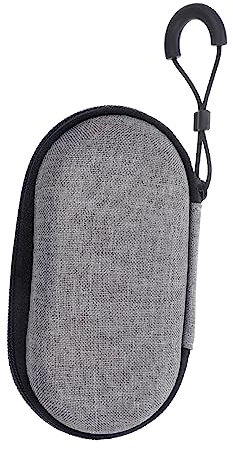SUPVOX Electronics Organizer Hard Shell Guitar Tuner Case Oxford Cloth Liner for Headphones and Data Cables Grey
