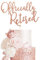 Arthsdite Officially Retired Cake Topper, Happy Retirement Cake Decorations, Plam Tree Beach Chair Retirement Party Decoration Supplies for Women or Men - Rose Gold Glitter