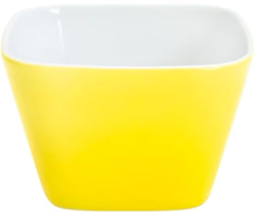 KAHLA 206010A69371C Pronto Colore kleine Schale eckig 6x6 cm sunny yellow|gelbes Schälchen aus Porzellan