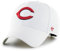 47 MLB Mütze mit weißem Primär-Logo, Team-Farbe, MVP, verstellbar, Einheitsgröße für Erwachsene, Cincinnati Reds, Weiß, Einheitsgr��e