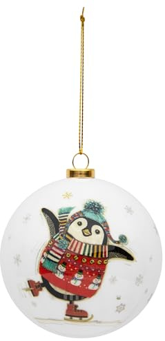 Lesser & Pavey Christmas Tree Baubles | Christmas Tree Decorations For All Types Of Trees | Penguin Decorations For Home or Office - Bug Art