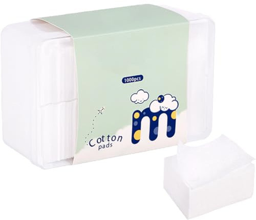 1000pcs Soft Makeup Cotton Pads Lint Free Wipes for Removing Face Eyes Nail Absorbent and Thin Cosmetic Cotton