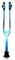 Stimmgabel nach Rydel Seiffer c128/c64 Hz - hochglanz blau mit gravierten Dämpfern