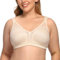 Curyon Plus Size Everyday Bras for Women Minimizer Full Coverage Non Padded Wirefree Nude 42D