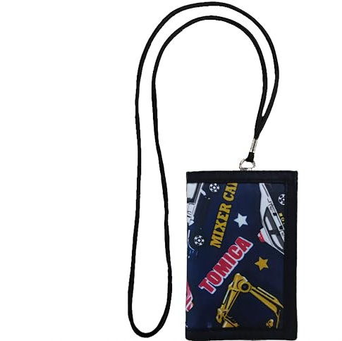 Glamifyr Geldbeutel Kinder,Kinder Geldbeutel Portmonee Kinder,Brustbeutel Mädchen Baustellenfahrzeuge Kinder Portemonnaie Jungen,Brustbeutel Jungen Gefaltete Brustbeutel Kinder mit Sicherheitskordel…