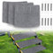 GAESHOW 3 Pcs Tapis D'escalier pour Camping-Car, 56 x 51 cm, Tapis de Marchepied pour Camping-Car, Tapis Antidérapants, pour Marchepied de Caravane et de Camping-Car