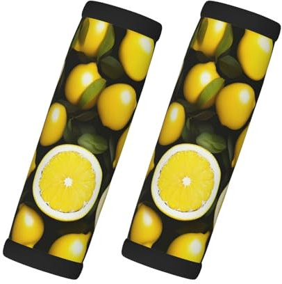 Borsa per bagagli, giallo limone, guanti da tirare, per valigie e valigie da viaggio