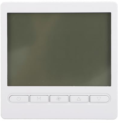 Intelligentes Thermostat, Kabelloser RF-Temperaturregler, Heimthermostat, LCD-Display mit Hintergrundbeleuchtung, Nicht Programmierbarer Thermostat, Eingebauter Temperatursensor,