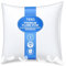TESQ Oreiller en Plumes de Luxe 60x60 cm avec Triple Couche de Confort, Premium d'oreiller Confort Coussin en Duvet Hygiénique, Remplissage Doux 100% Moelleux Oreiller, Lavable et Respectueux