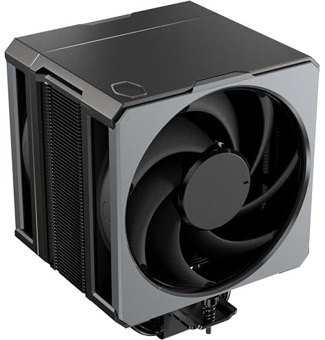 Cooler Master Hyper 612 APEX CPU Air Cooler, Dual Mobius 120 PWM Fan, Superconduttivo Composito 6 Tubi di calore in rame, 159 mm di altezza, elegante copertura superiore, AMD Ryzen AM5|AM4, Intel LGA