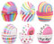 Carehabi Pirottini per muffin di carta, 300 pezzi per muffin, cupcake, carta arcobaleno, involucro per cuocere, dessert, feste, compleanni, matrimoni