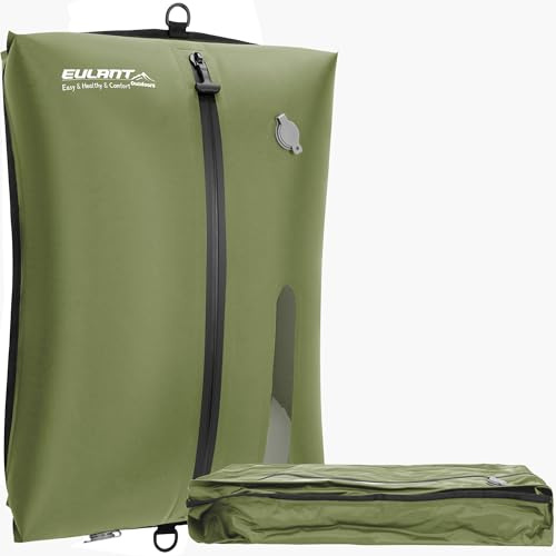 EULANT Sac de Voyage Sous Vide,Réutilisable Sacs Sous Vide pour Vêtements, Housses de Rangement pour Valise Sac à Dos Bagage à Main, avec IPX8 Étanchéité à l'air Zip