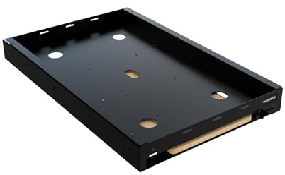DOMETIC Slide SLD3545U - Kühlboxschiene für CFX5 35/45, CFX2 35/45 & CFF35/45 Tragbare Kompressor-Kühlboxen - Auszugsschienen für Auto und Reisemobil | Ausziehbare Arbeitsplatte aus Bambus - Tragkraft 90 kg - Arretierung in geschlossener und ausgezogener Position