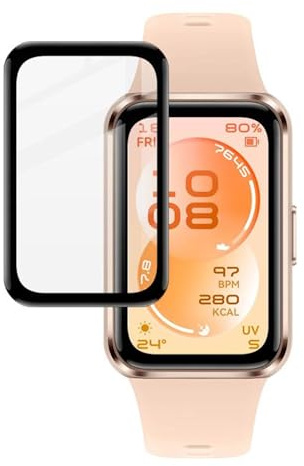 Schutzfolie für Huawei Band 11, Plexiglas Displayschutz, HD klar, kratzfest, glatte Oberfläche, einfache Anbringung mit AB Kleber