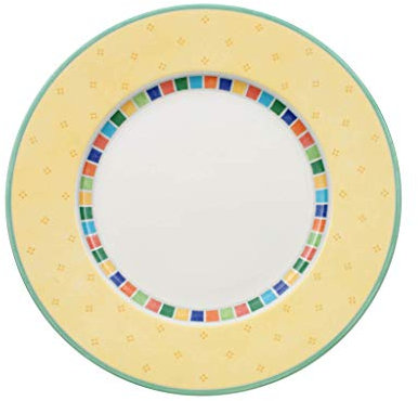 Villeroy & Boch Twist Limone Piatto Piano, 27 cm, Porcellana Premium, Alea