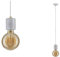 Paulmann 79604 Neordic Nordin Pendelleuchte max. 1x20W Hängelampe für E27 Lampen Deckenlampe Weiß 230V Marmor ohne Leuchtmittel