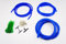 Autobahn88 kit de manguera de vacío de silicona, compatible con Nissan,Subaru,MMC,Toyota,Honda,Mazda,Mustang,Chevrolet,Ford, Suzuki,Citroen,Audi,BMW,Benz,Mini,Volkswagen,Fiat (azul)