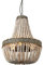 Newrays Retro Loft Vintage Rustikale Runde Holzperlen Pendelleuchte E27 Led Hängende Lampe Dekor Lichter Moderne für Wohnzimmer Hotelküche (Big)