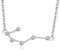 VIKI LYNN Cancer Zodiac Necklace 925 Sterling Silver Cubic Zirconia Star Sign Jewellery Birthday Gifts for Women Girls