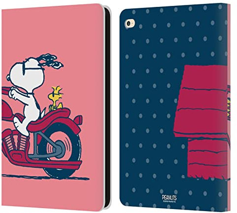 Head Case Designs Licenciado Oficialmente Peanuts Snoopy & Woodstock Mitades y Risas Carcasa de Cuero Tipo Libro Compatible con Apple iPad Air 2 (2014)