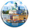 Helsinki Kathedrale Finnland Kühlschrankmagnet 3D Kristallglas Touristische Stadtreise City Souvenir Collection Geschenk Starker Kühlschrank Aufkleber