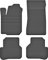 Fußmatten Vorne, Hinten 4er Set für Renault Twingo II 2 2007-2014 Gummi Gumimatten