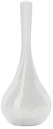 Gedy Adélaïde Blanc, Dimensions et Poids : 40,3 x 16,5 x 16,5 cm et 0,685 kg, Fabriqué en céramique, Finition, Brosse WC Design de R&D, 2 Ans de Garantie, Unique