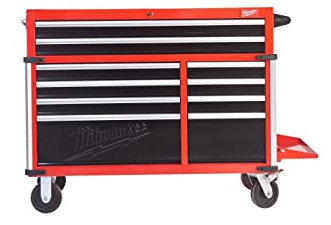 Milwaukee Werkstattwagen 117 cm / 46 mit 10 Soft-Close Schubladen