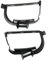 HZ-DESIGN 1 Satz Halter Aufnahme für Nebelscheinwerfer NSW rechts+links kompatibel mit T4