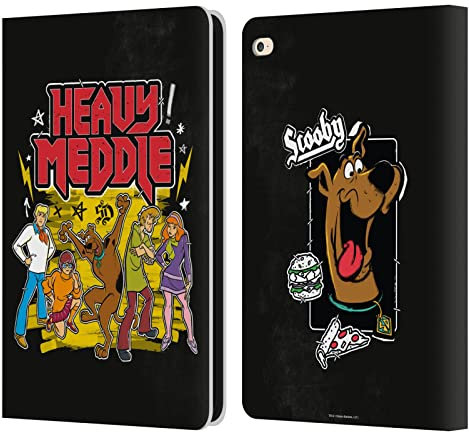 Head Case Designs Licenciado Oficialmente Scooby-Doo Heavy Meddle Mystery Inc. Carcasa de Cuero Tipo Libro Compatible con Apple iPad Air 2 (2014)