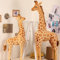 AECHII 120cm Riesen Real Life Giraffe Plüschtiere Niedliche Kuscheltiern Weiche Tierhirsch Hochwertiges Geburtstagsgeschenk Kinderspielzeug 50cm