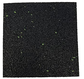 25 Stück Terrassenpads 150x150 mm Pads für Terrasse in 8 mm stark Gummigranulat