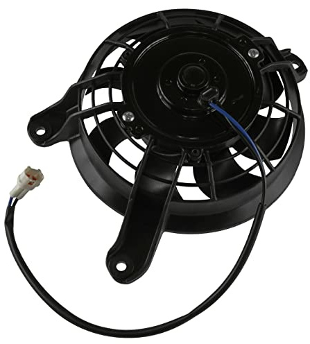 Caltric Radiator Fan Blower with Shroud Compatible with Yamaha Raptor 700 700R YFM700R 2013-2023