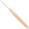 Aeelike Buchenholzgriff Häkelnadel 3mm, Bequem Streamline Häkelnadel Set Holzgriff, Ergonomisch Häkelnadeln Holz für Arthritische Hände, Warme Crochet Hook Set 3,0 mm mit Extra Lang Griff