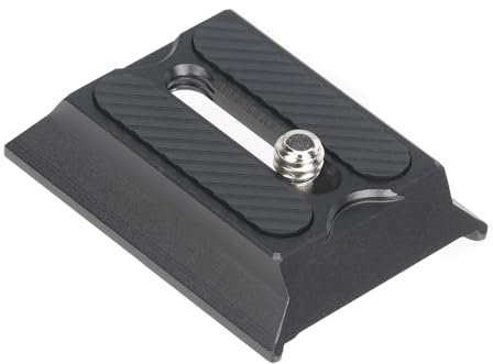 FOTGA 3-in-1 Upper Quick Release Base Plate for DJI Ronin RS2 RSC2 RS3 Mini RS3 Pro Gimbal Stabilizer, for Manfrotto 501PL Head Quick Release Plate, for Arca Swiss Standard Camera Tripod Ballhead