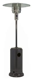 Estufa de terraza de gas, 2.21 mts de altura, ideal para calentar espacios exteriores y disfrutar en ambientes al aire libre.