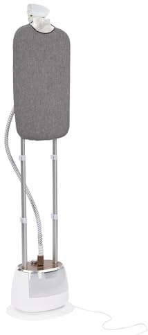 TaNeHaKi Stehender Dampfgarer,1800w Vielseitige DampfbüGeleisen,DampfgläTter Mit BüGelbrett,Stand KleidungsbüGeleisen